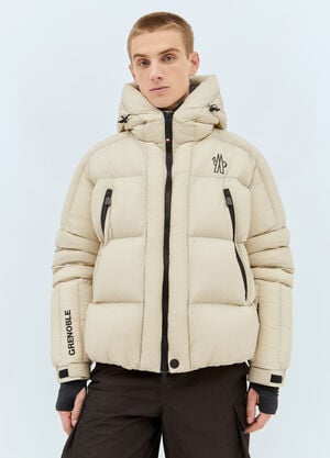 Moncler Grenoble Cherferie Short Down Jacket Cream mog0158001