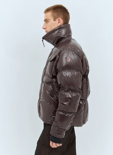 Moncler Grenoble Tecka Shirt Jacket Brown mog0158005