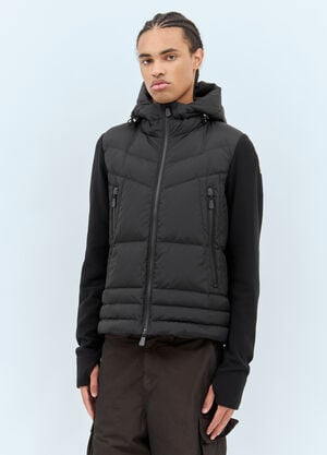 Moncler Grenoble Padded Zip-Up Jacket Black mog0158006