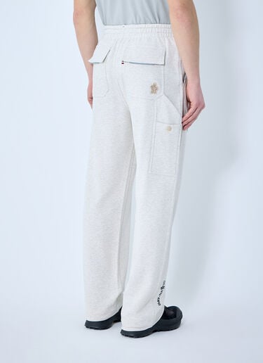 Moncler Grenoble Logo Patch Track Pants White mog0159008