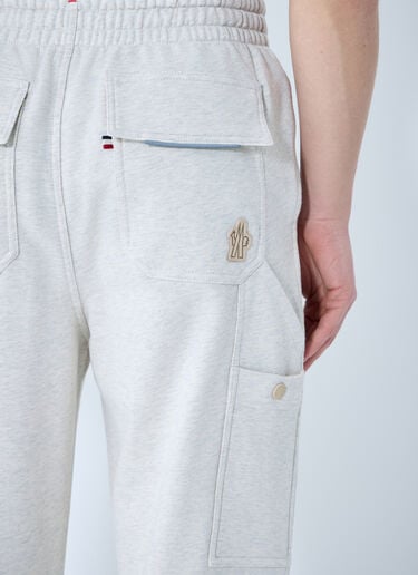 Moncler Grenoble Logo Patch Track Pants White mog0159008