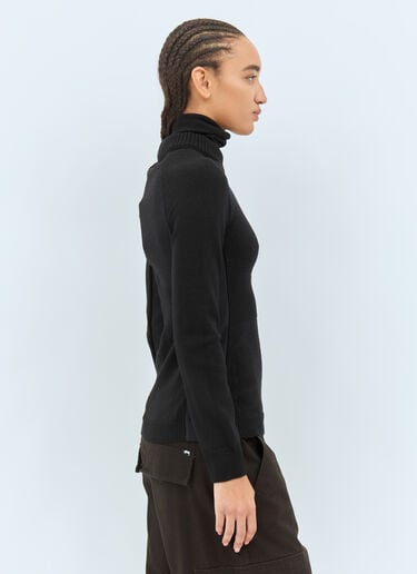 Tネックセーター Moncler Grenoble Tネックセーター ブラック mog0258011
