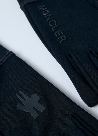 タッチスクリーン・ジャージーグローブ Moncler Grenoble タッチスクリーン・ジャージーグローブ ブラック mog0259004