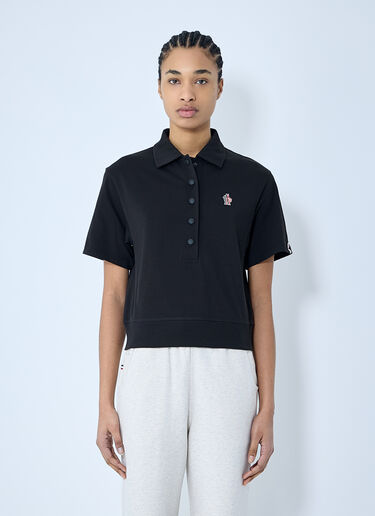 ロゴモチーフポロシャツ Moncler Grenoble ロゴモチーフポロシャツ ブラック mog0259005