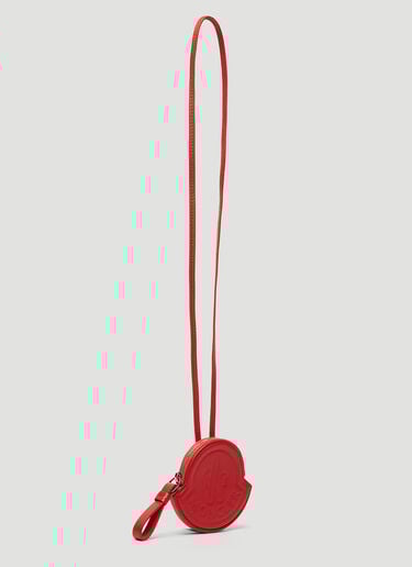 Moncler Mini Card Holder On Strap Red mon0140027