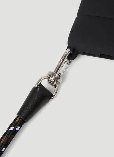 Logo Motif Phone Case On Strap Moncler Logo Motif Phone Case On Strap Black mon0146070