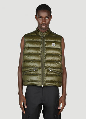 Moncler Gui Gilet Jacket Khaki mon0151024