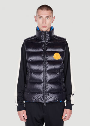 Moncler Parke Gilet Jacket Black mon0152020
