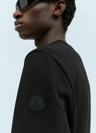 Moncler 徽标印花运动衫 黑色 mon0155038
