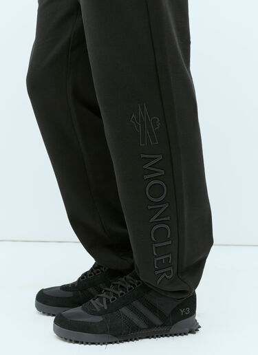 Moncler 로고 자수 트랙 팬츠  블랙 mon0155040