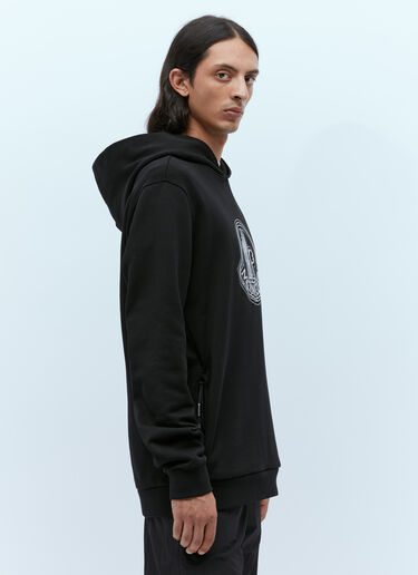로고 프린트 후드티셔츠 Moncler 로고 프린트 후드티셔츠 블랙 mon0156021