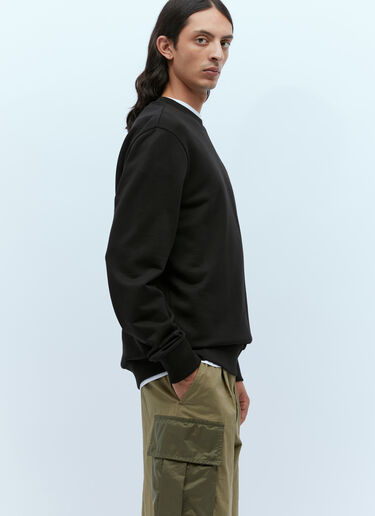 Moncler 徽标贴饰运动衫 黑色 mon0156026