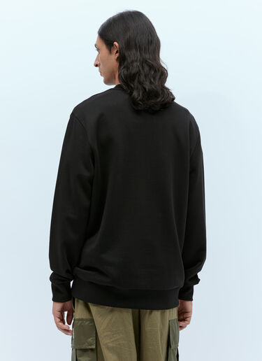 Moncler 徽标贴饰运动衫 黑色 mon0156026