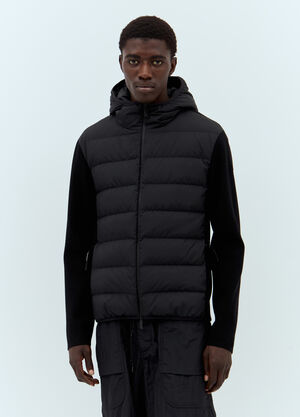Moncler Zip-Up Padded Cardigan Black mon0157021