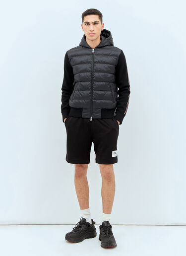 Padded Zip-Up Cardigan Moncler Padded Zip-Up Cardigan Black mon0157023