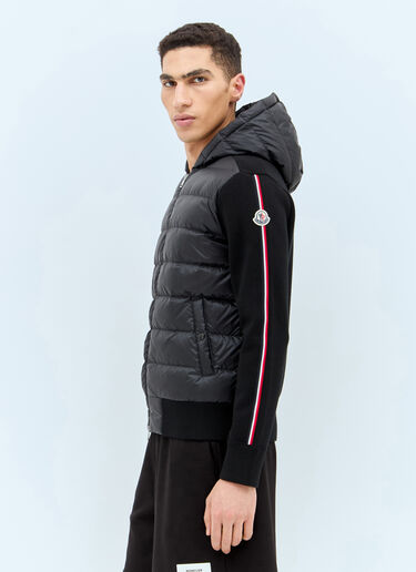 Moncler Padded Zip-Up Cardigan Black mon0157023