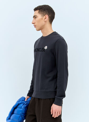 Moncler 徽标贴饰运动衫 藏蓝色 mon0157035