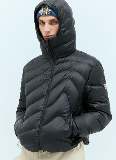 ロゴパッチ ビーニーハット Moncler ロゴパッチ ビーニーハット ブルー mon0157053
