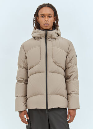 Moncler Peller Short Down Jacket Beige mon0158003