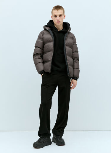Moncler Masac Short Down Jacket Brown mon0158012