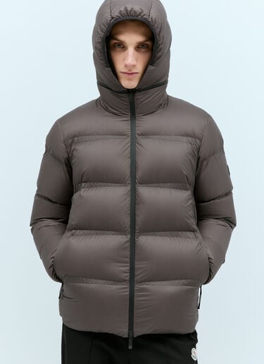 Masac Short Down Jacket Moncler Masac Short Down Jacket Brown mon0158012