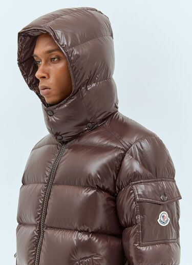 Maya Short Down Jacket Moncler Maya Short Down Jacket Brown mon0158017
