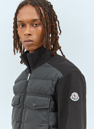 衬垫拉链开衫 Moncler 衬垫拉链开衫 黑色 mon0158024