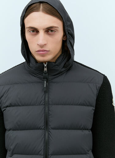 패딩 마감 집업 가디건 Moncler 패딩 마감 집업 가디건 블랙 mon0158029