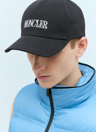 Moncler 로고 프린트 베이스볼 캡 네이비 mon0158034