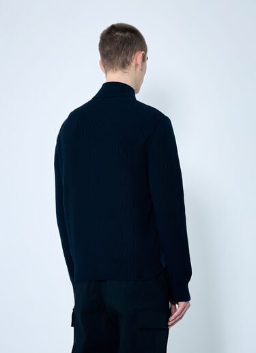 Moncler 拉链衬垫开衫  藏蓝色 mon0159008