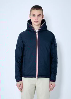 Moncler Evettes Hooded Short Down Jacket Navy mon0159012