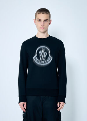 Moncler 徽标印花运动衫 黑色 mon0159021