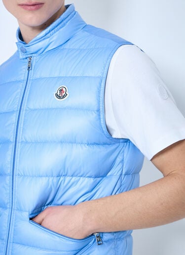 Moncler Gui ダウンジレ ブルー mon0159040