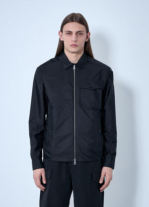 Moncler Zip-Up Shirt Black mon0160016