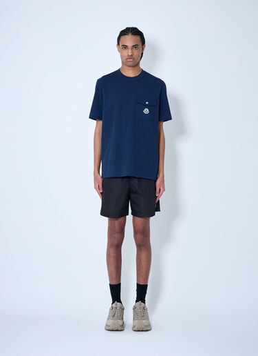 Moncler ロゴモチーフTシャツ  ブルー mon0160020
