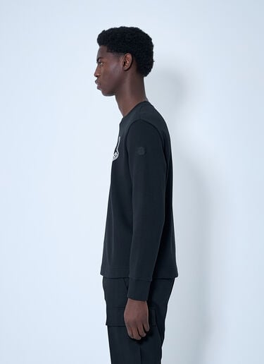 Moncler Logo Motif Sweatshirt Black mon0160027
