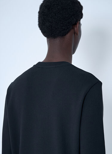 Logo Motif Sweatshirt Moncler Logo Motif Sweatshirt Black mon0160027