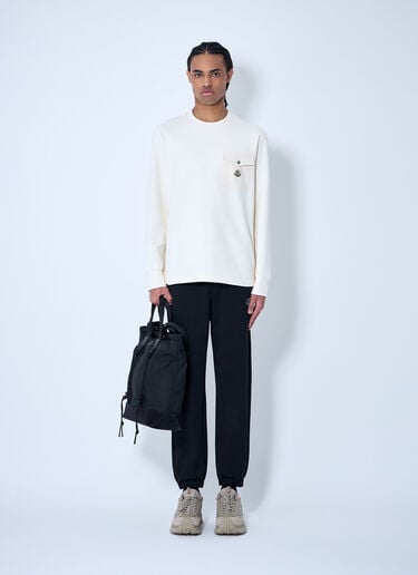 Moncler 徽标贴饰运动衫  白色 mon0160028