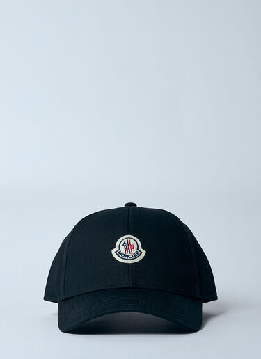 Moncler Logo Motif Baseball Cap Black mon0160034