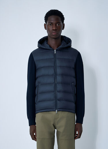 Wool Cardigan Moncler Wool Cardigan Navy mon0161009