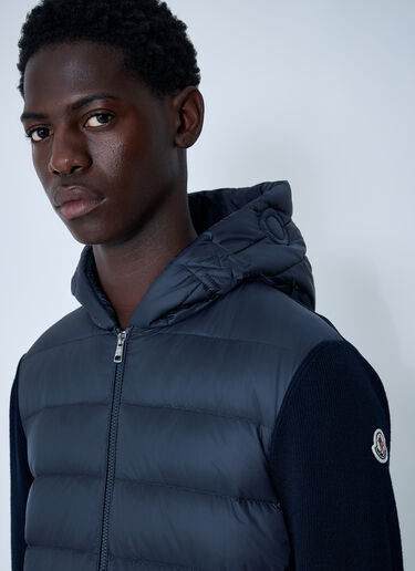 Wool Cardigan Moncler Wool Cardigan Navy mon0161009