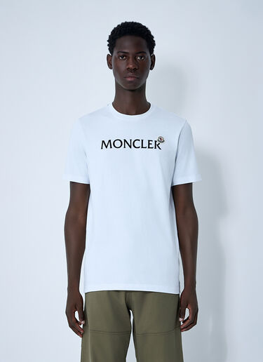 Moncler Logo Motif T-Shirt White mon0161029