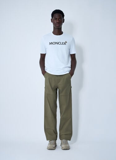 Moncler Logo Motif T-Shirt White mon0161029