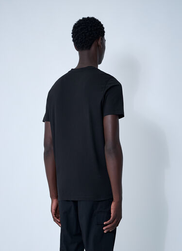 Logo Motif T-Shirt Moncler Logo Motif T-Shirt Black mon0161030