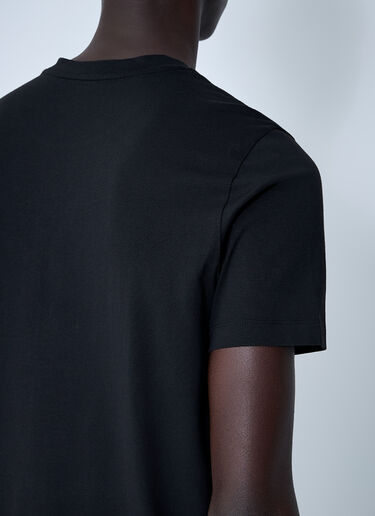 Logo Motif T-Shirt Moncler Logo Motif T-Shirt Black mon0161030
