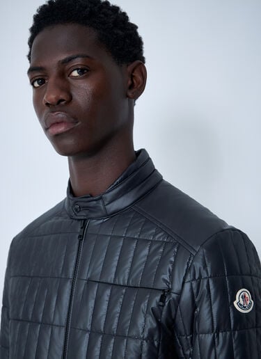 Lasne Biker Jacket Moncler Lasne Biker Jacket Black mon0161032