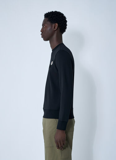Logo Motif Sweatshirt Moncler Logo Motif Sweatshirt Black mon0161035