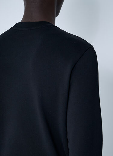 Logo Motif Sweatshirt Moncler Logo Motif Sweatshirt Black mon0161035