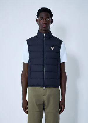 Moncler Contrin Down Vest Navy mon0161040