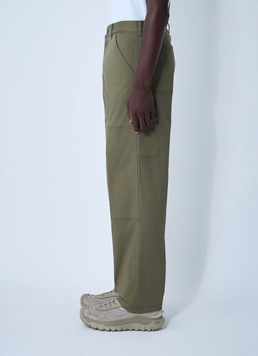 Moncler Logo Patch Pants Olive mon0161041